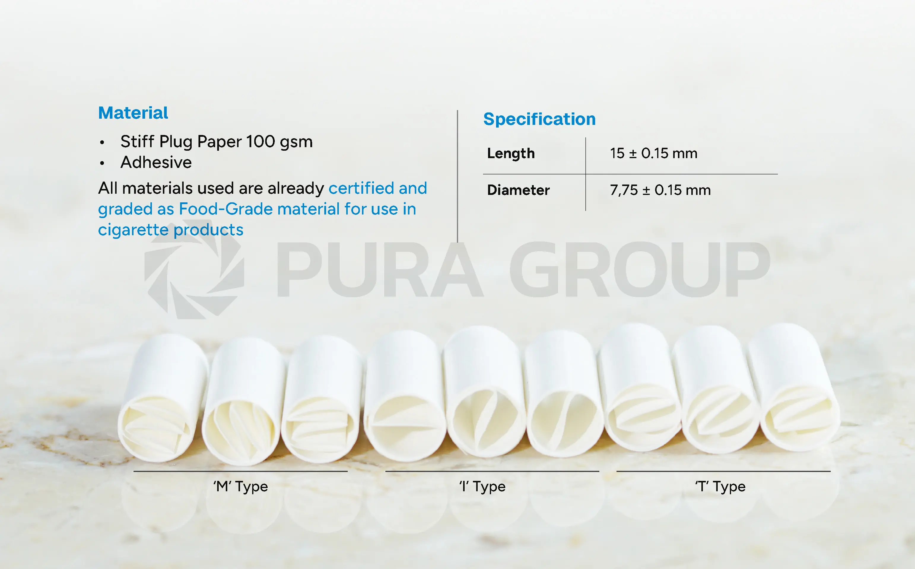 Tobacco Stopper - Detail Image Pura MICS