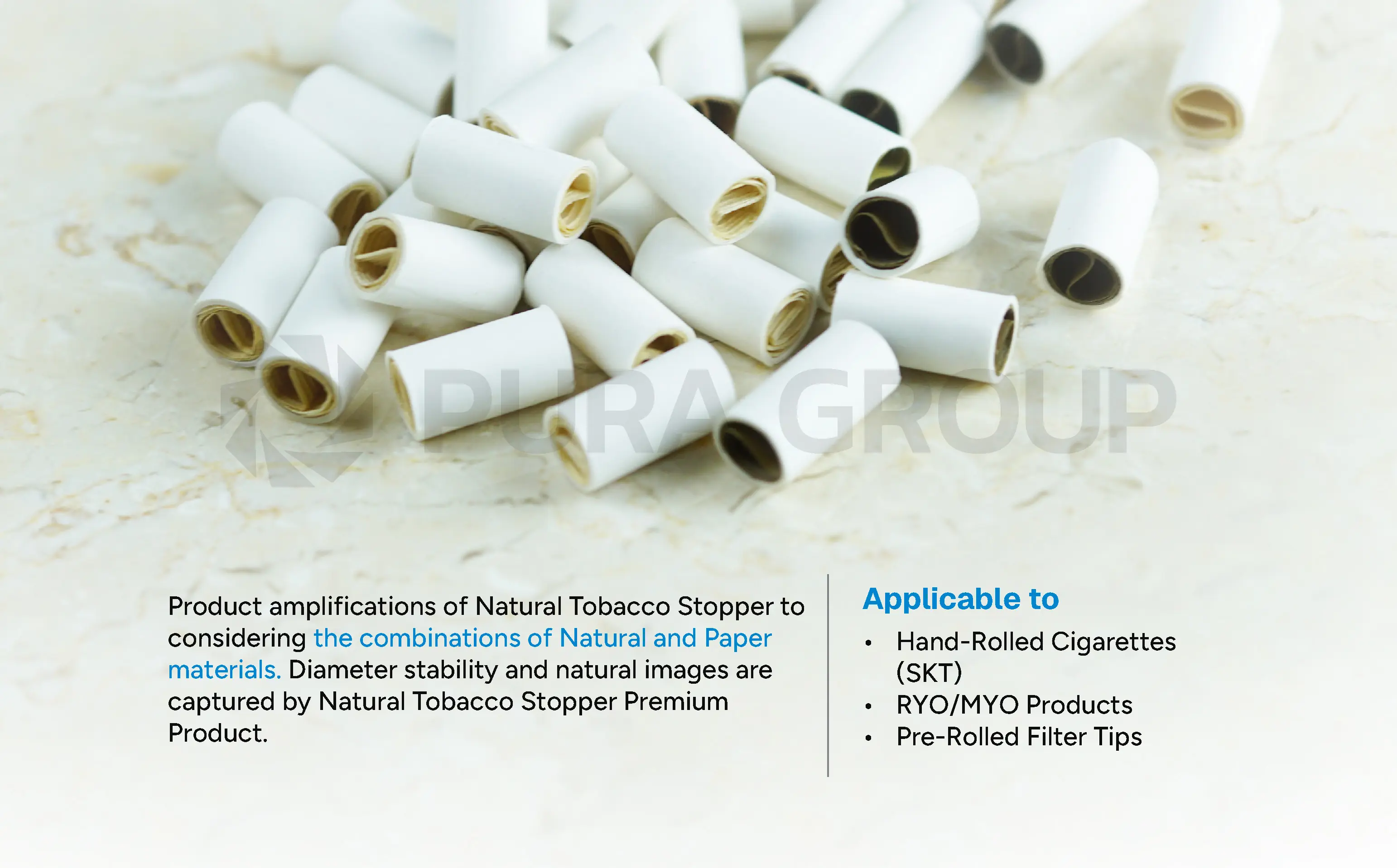 Tobacco Stopper Natural Premium - Detail Image Pura MICS