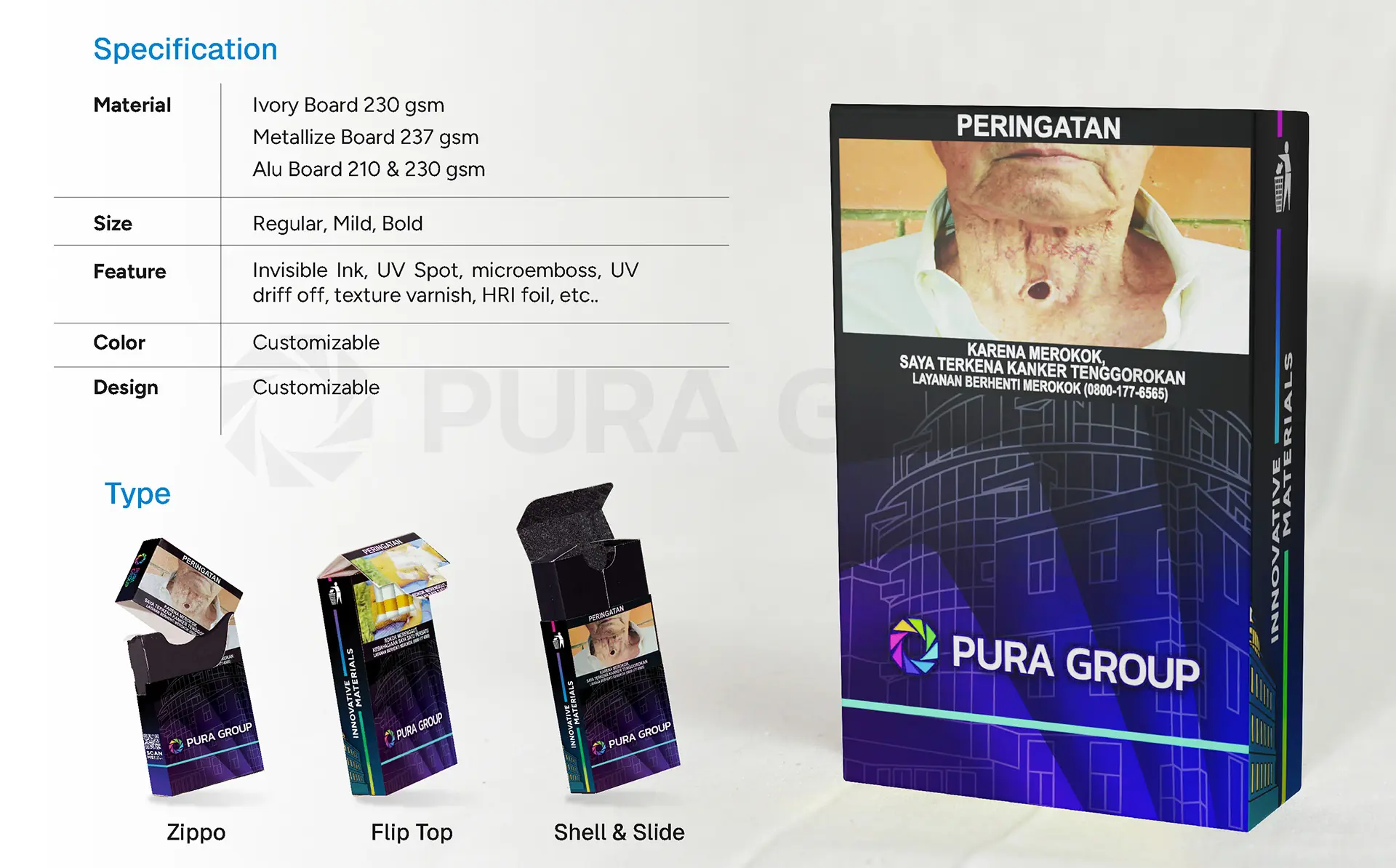 Hard Pack - Detail Image Pura MICS
